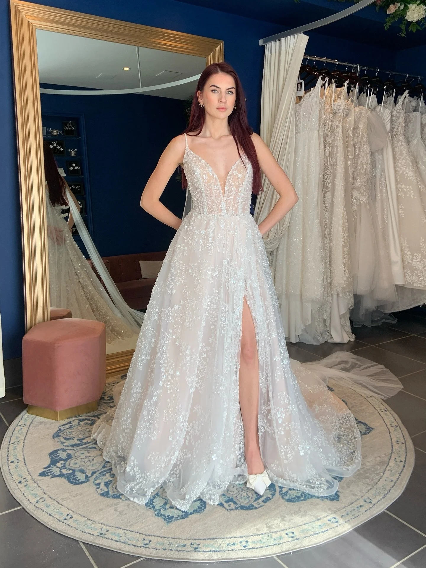 ✨Just a girl casually outshining the moon in her Aurora moment 🌙✨

When the dress tells your story before you say a word. Meet Aurora &mdash; where hand‑beaded sparkle and timeless design meet your forever moment. Because at Shade Bridal Boutique, i