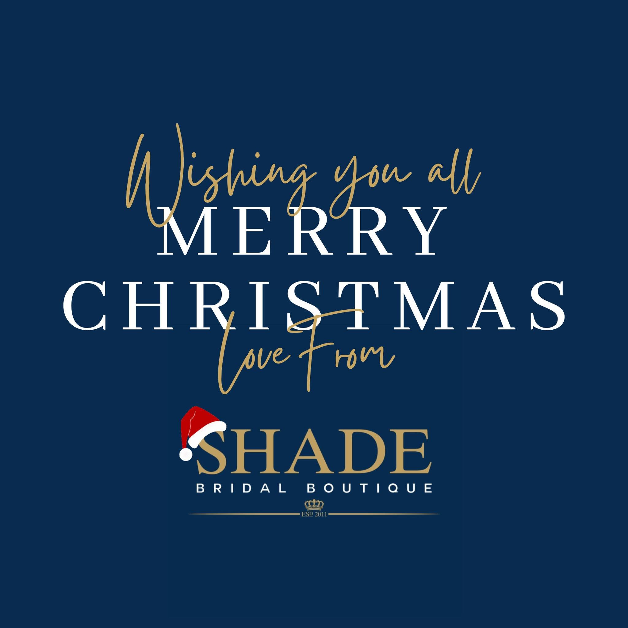 ✨ Feeling extra grateful this Christmas ✨ 

From the most gorgeous brides to the best friends and family, you&rsquo;ve made this year at Shade Bridal Boutique one I&rsquo;ll never forget - the best yet! 

Thank you for the love, the laughs, the happy