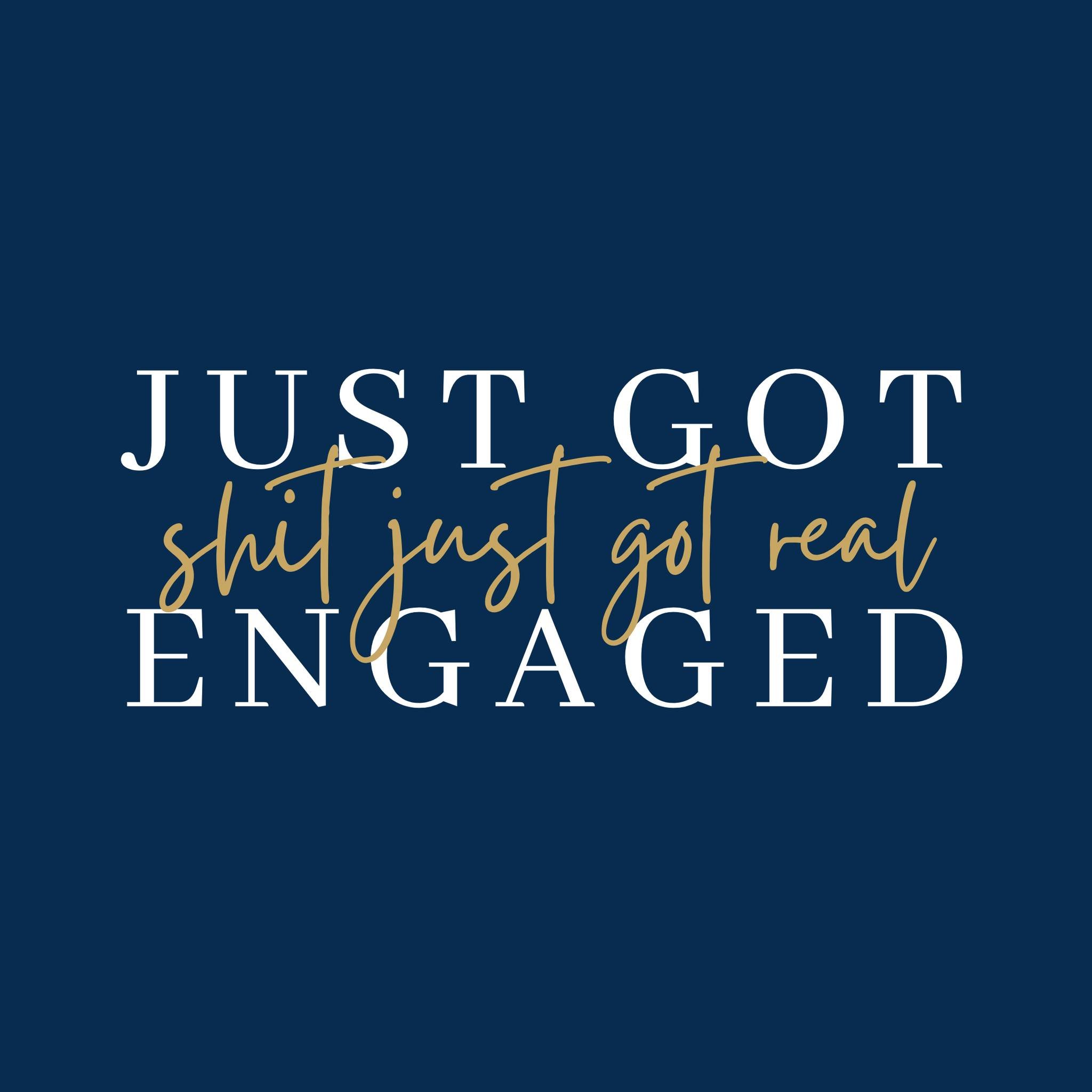 ✨ Just got engaged - Huge Congratulations! (shit just got real.....exciting!) ✨ 

To all our beautiful new brides-to-be &mdash; take a deep breath, because this moment right here is pure magic. ✨ 

Whether you picture a small, intimate wedding just a