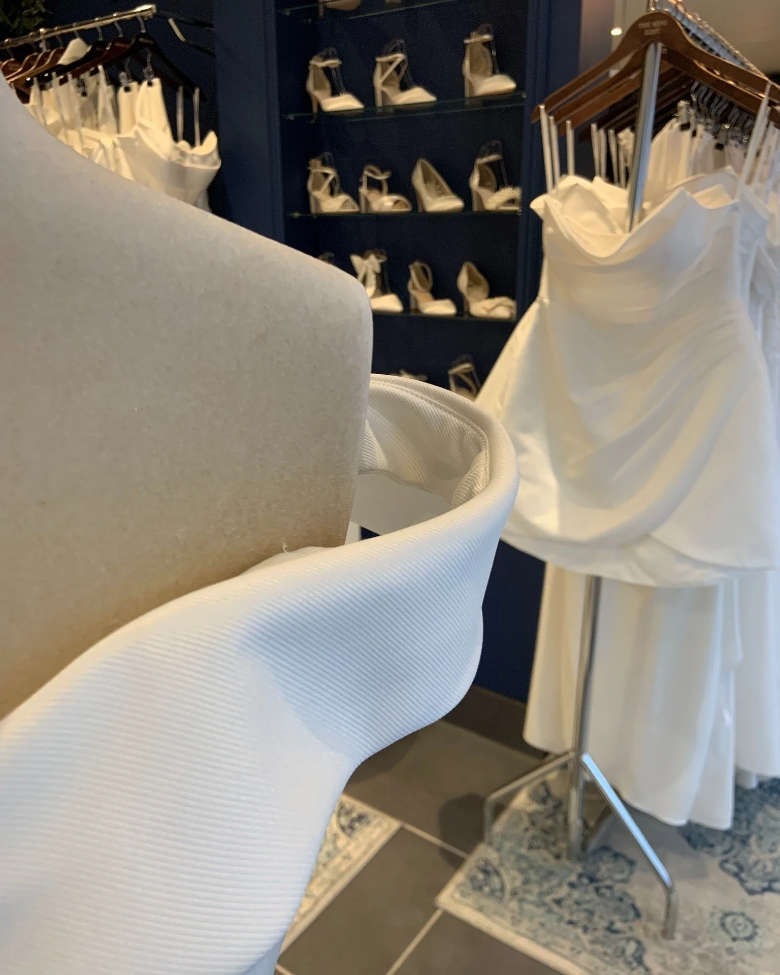 From breathtaking wedding dresses to the perfect bridal shoes, carefully curated hair accessories, veils, and even chic bridal minis &mdash; everything you need is right here. ✨

When you book your appointment, you have my full, undivided attention. 