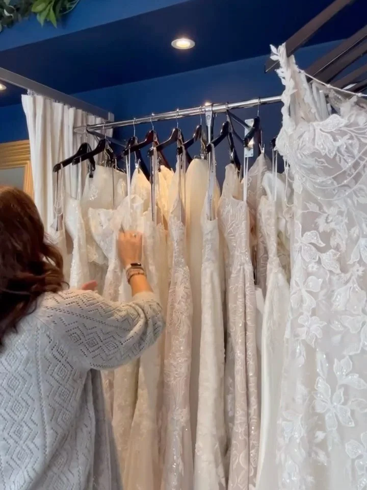 Welcome to Shade Bridal 🤍

&amp; yes when I&rsquo;m not with my brides I&rsquo;m hanging and re hanging dresses and straps! It&rsquo;s never ending 👀

I love nothing more than welcoming brides into my boutique, a space I&rsquo;ve created with bride