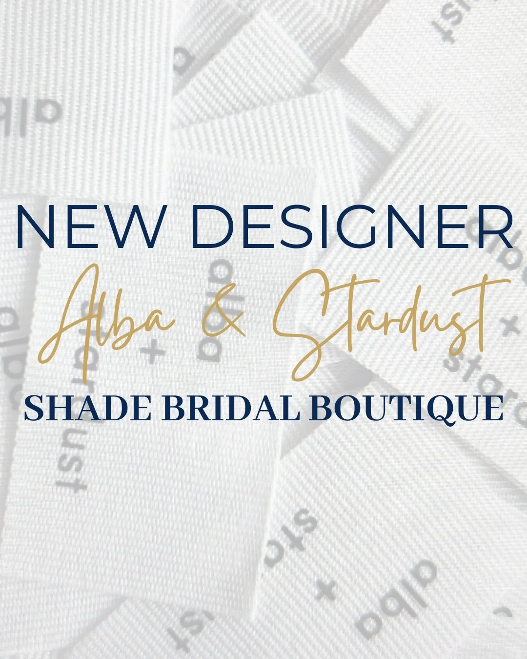 ✨There are moments in this industry that make your heart skip a beat&hellip; and this is one of them. ✨

I am beyond excited to introduce the newest designer to the Shade Bridal Boutique family&hellip; Alba &amp; Stardust.

Designed by the incredibly