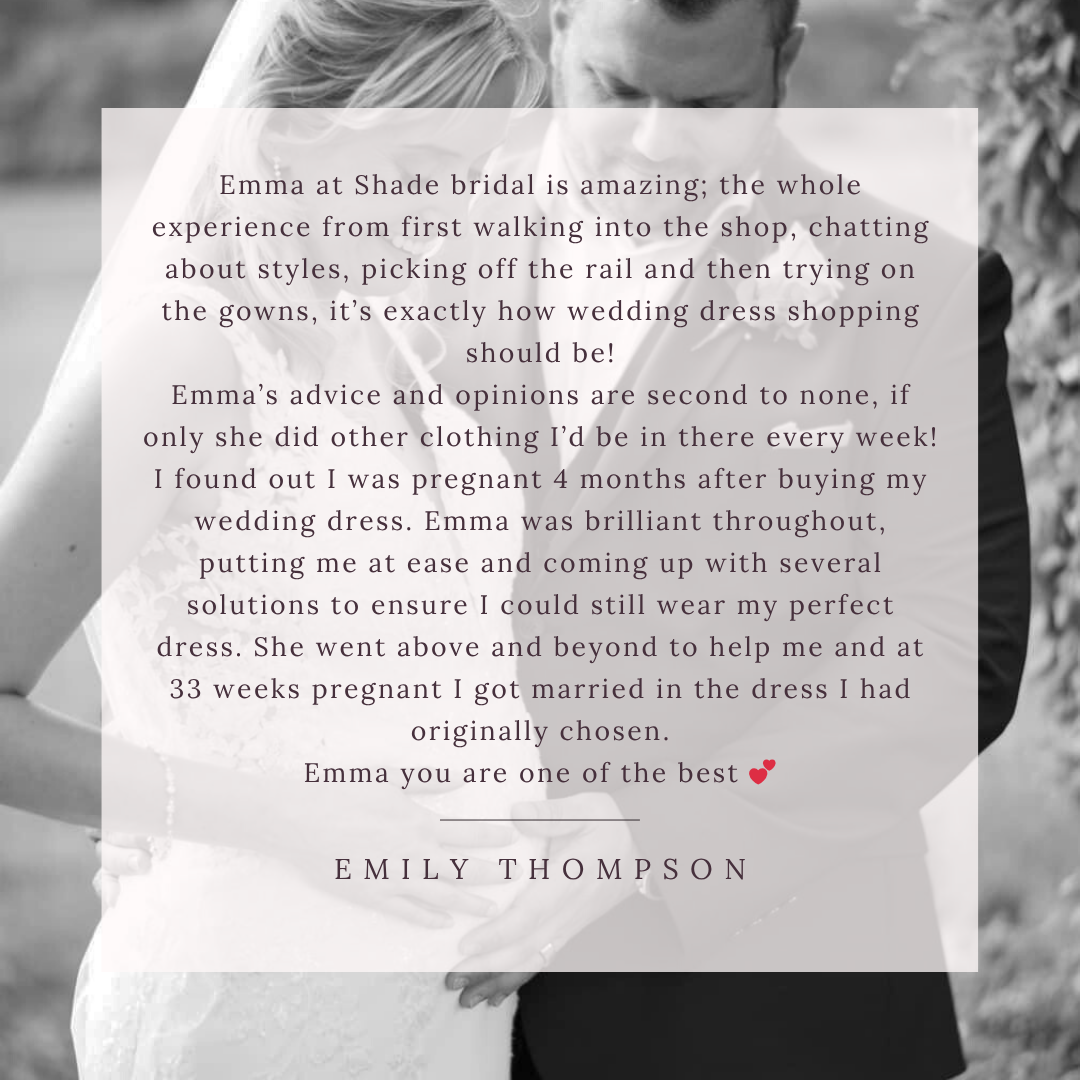 Real Bride Review Shade Bridal Boutique