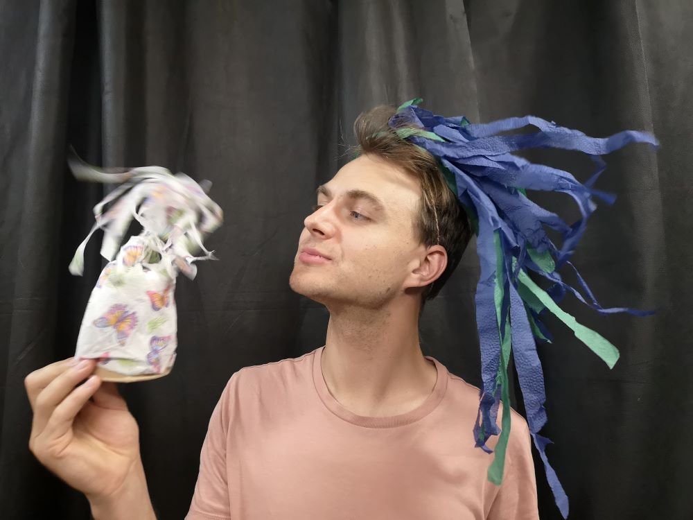 Vasario 7 d. 12 val. pasaka iš Jono Basanavičiaus tautosakos bibliotekos „Apie vieną Žmogų, Saulę, Mėnulį ir Vėją“ ir kūrybinės dirbtuvės