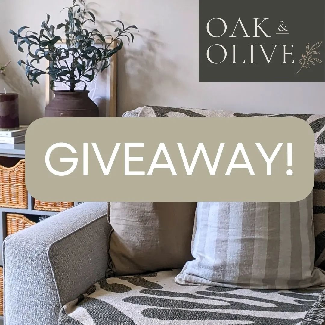 To celebrate Oak &amp; Olive Home&rsquo;s first year in business, I&rsquo;m giving away a&nbsp;&euro;100 voucher&nbsp;to one lucky winner! ✨ 
It&rsquo;s my way of saying THANK YOU for all the love and support you&rsquo;ve shown over the past year. Fr