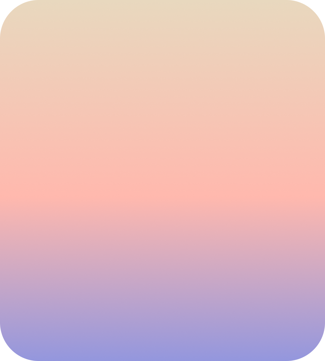 Abstract blurred gradient background with pastel shades of pink, purple, and beige.