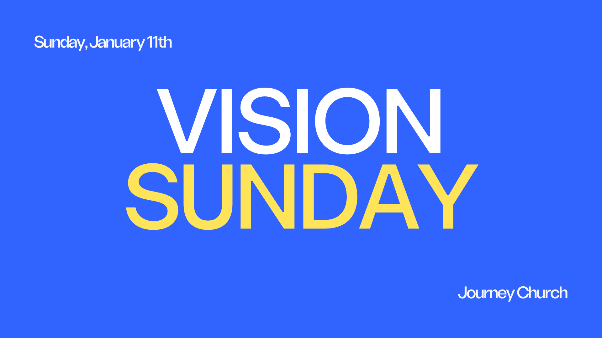 Vision Sunday