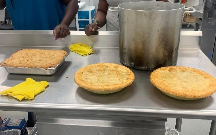 It is also National Baking Day!  Check out these perfect pie crust Culinary Arts Students made! YUM!