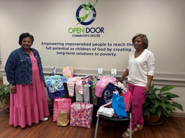 Thank you to these sweet ladies from the 4th District Women's Group for the PJs for the students here. How thoughtful! Blessed to have caring neighbors. 💗