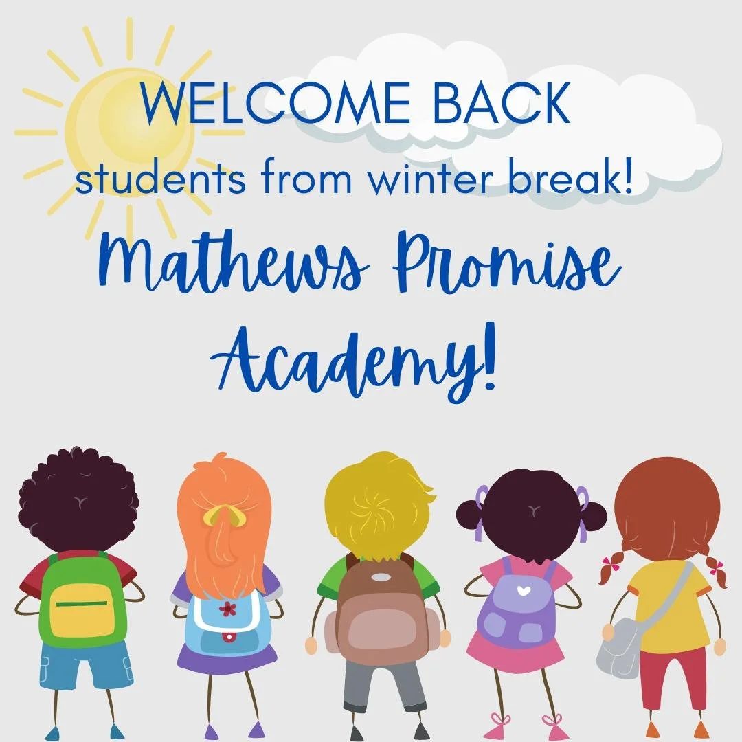 Happy New Year! Welcome back from winter break. Let's finish this school year strong💪. Your future is so bright 😎