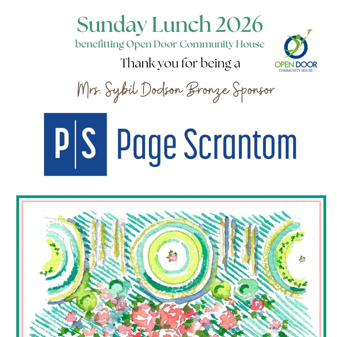 Rooted in tradition. Growing the future. Thank you for your support of Open Door, also rooted in tradition and growing the future with our neighbors.