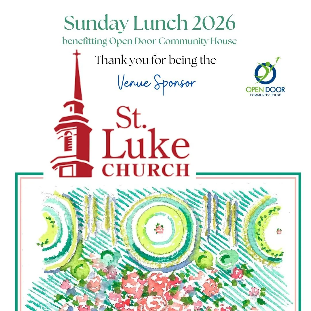 St. Luke Church @stlukecolumbusga, from the very start of Open Door Community House, you have been there. Thank you for being our Venue Sponsor and a beacon of light in our community. "Guiding people in a broken and distracted world, to know, lo