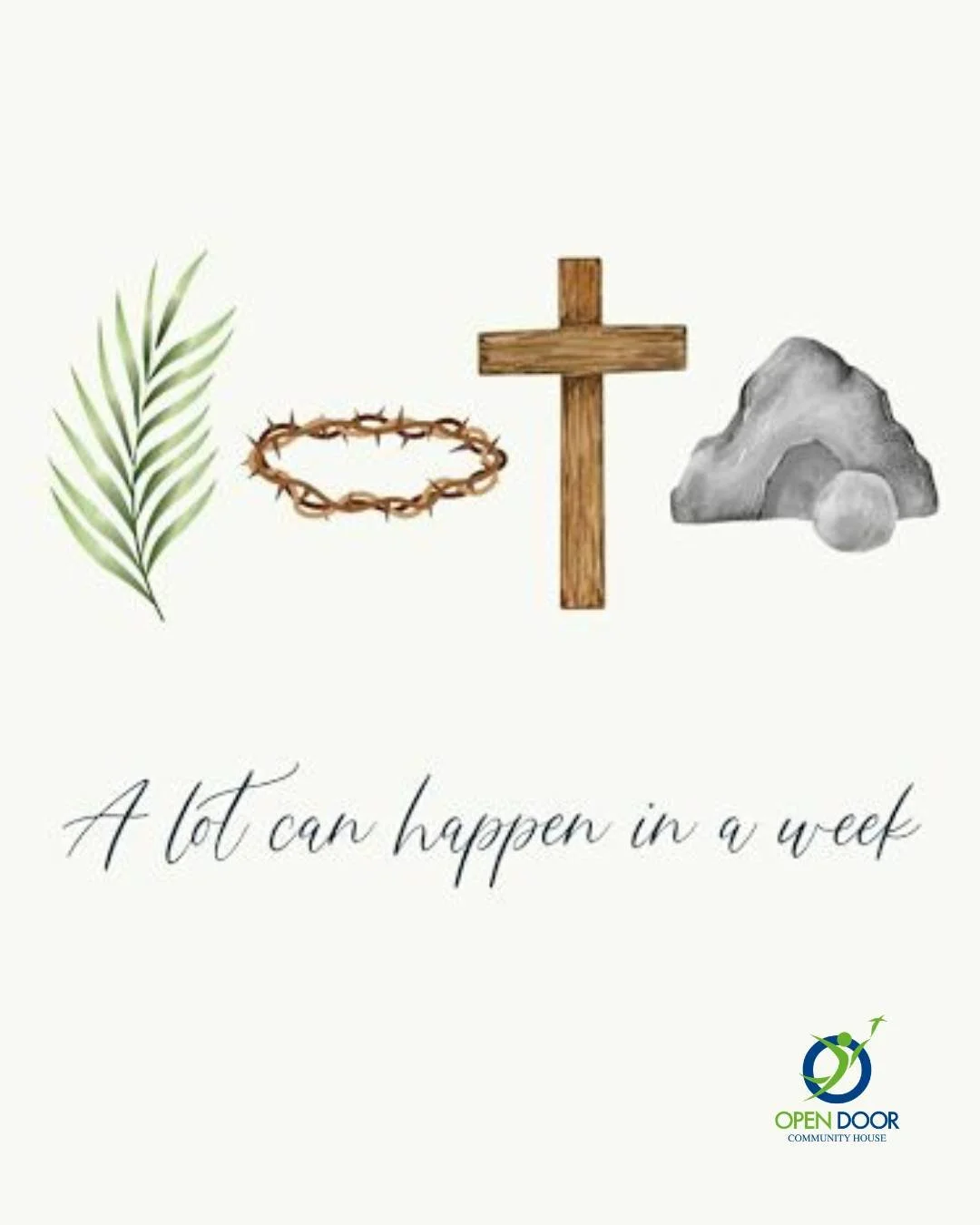 A lot can happen in 7 days. "I am the resurrection and the life" John 11:25-26