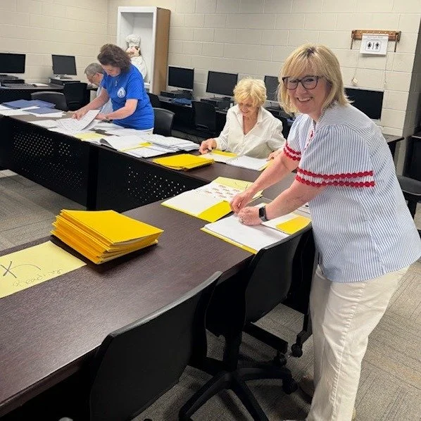 First Baptist Columbus' day of service at Open Door! Thank you for assembling the reading and math folders for Summer Academy starting June 1st! What a blessing!  @fbc_columbusga