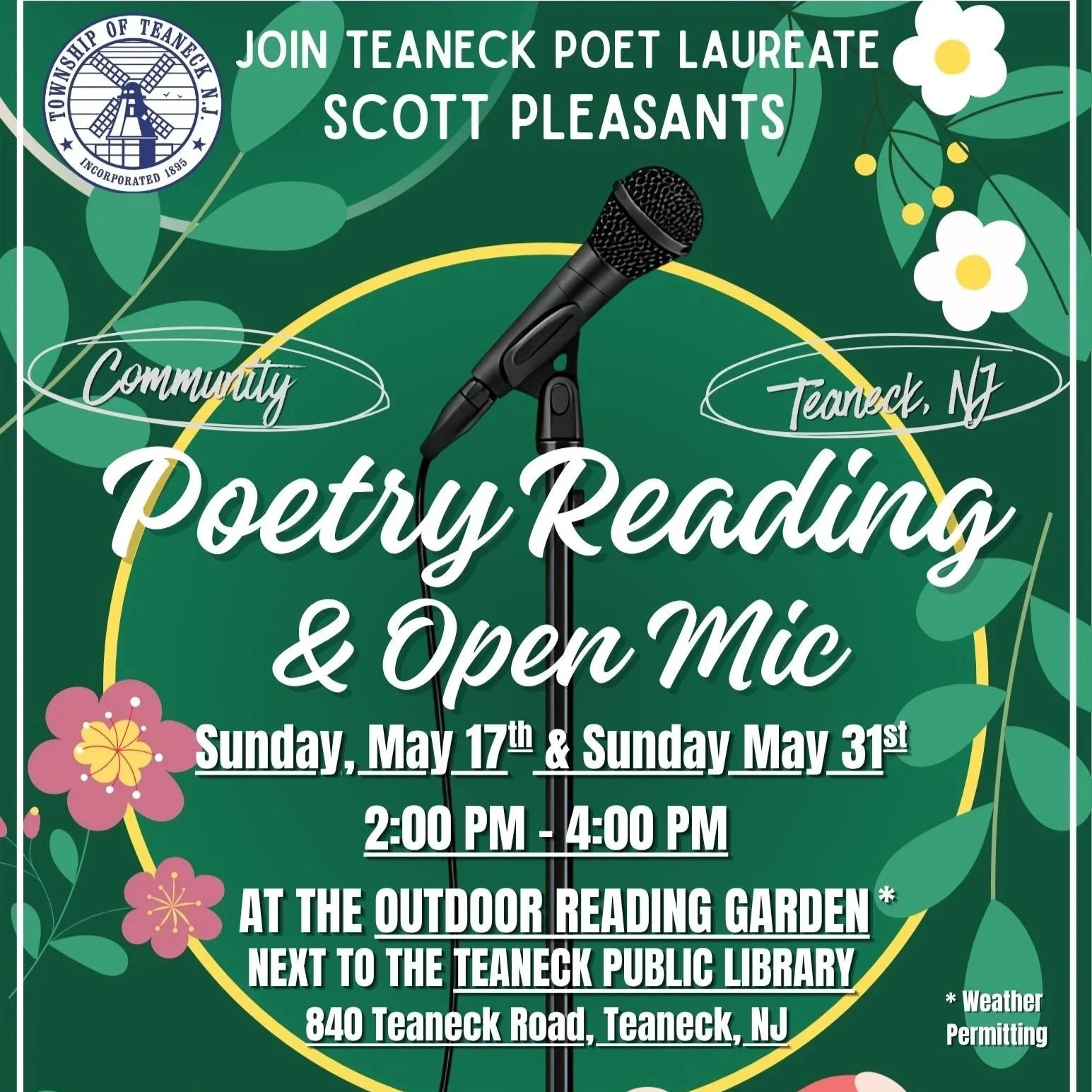 Community Poetry Reading &amp; Open Mic