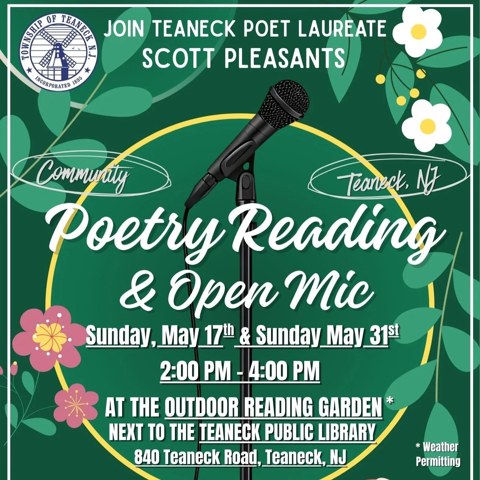 Community Poetry Reading &amp; Open Mic