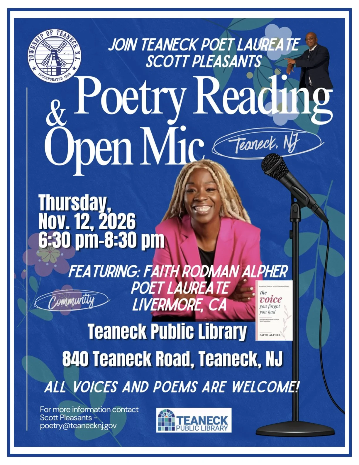 Community Poetry Reading &amp; Open Mic
