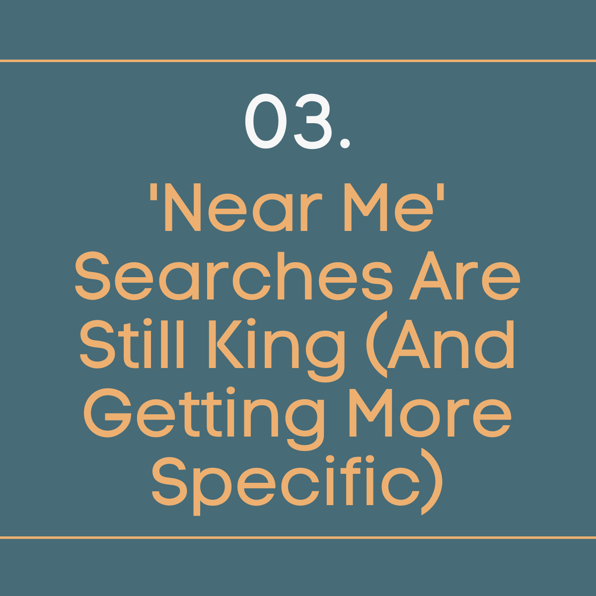 Local search intent showing specific business queries in Google Maps