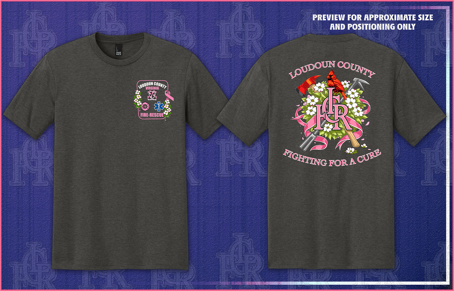 LCFR-CANCER 2026 Heathered Charcoal T-shirt-DM130.png
