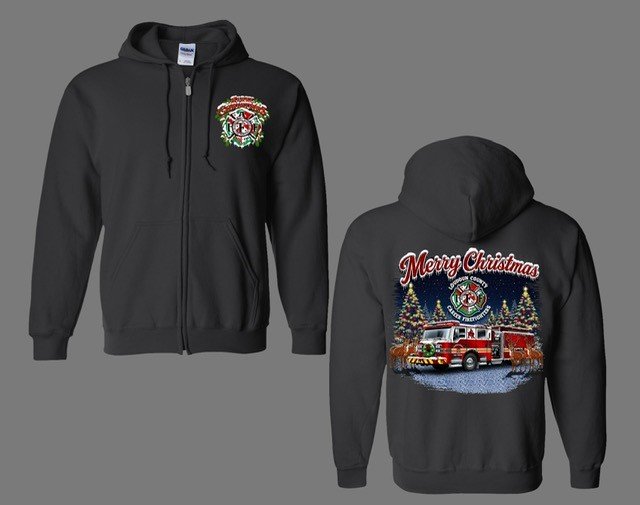 2026 Merry Christmas Charcoal Zip up Hoodie.jpg