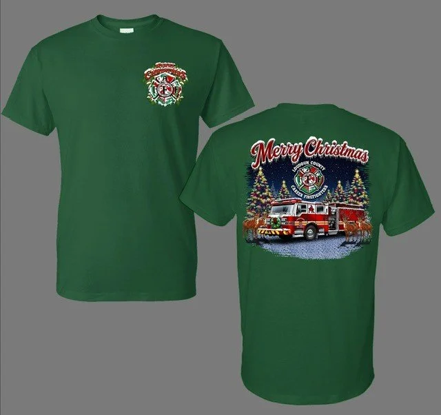 2026 Merry Christmas Forest Green T-shirt.jpg