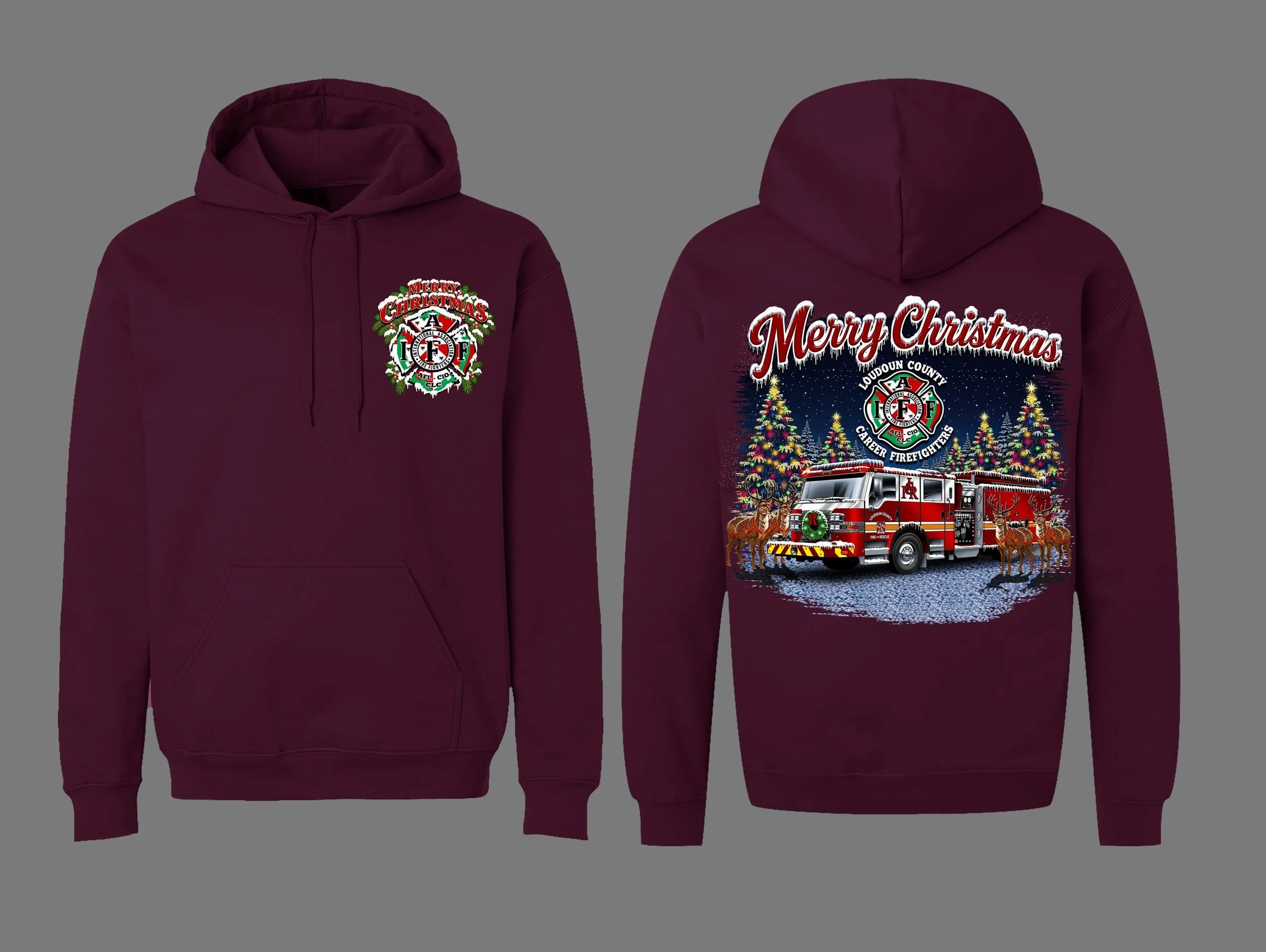 2026 Merry Christmas Maroon Hoodie.jpg