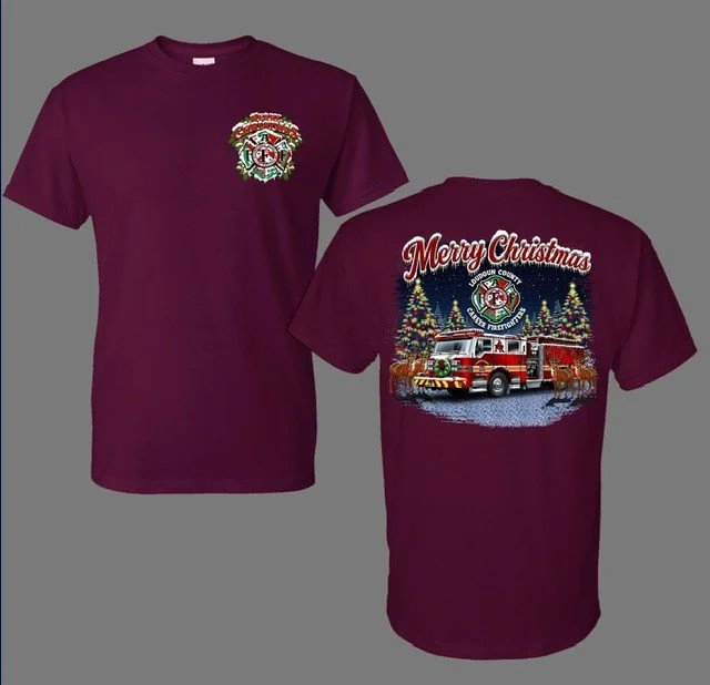 2026 Merry Christmas Maroon T-shirt.jpg