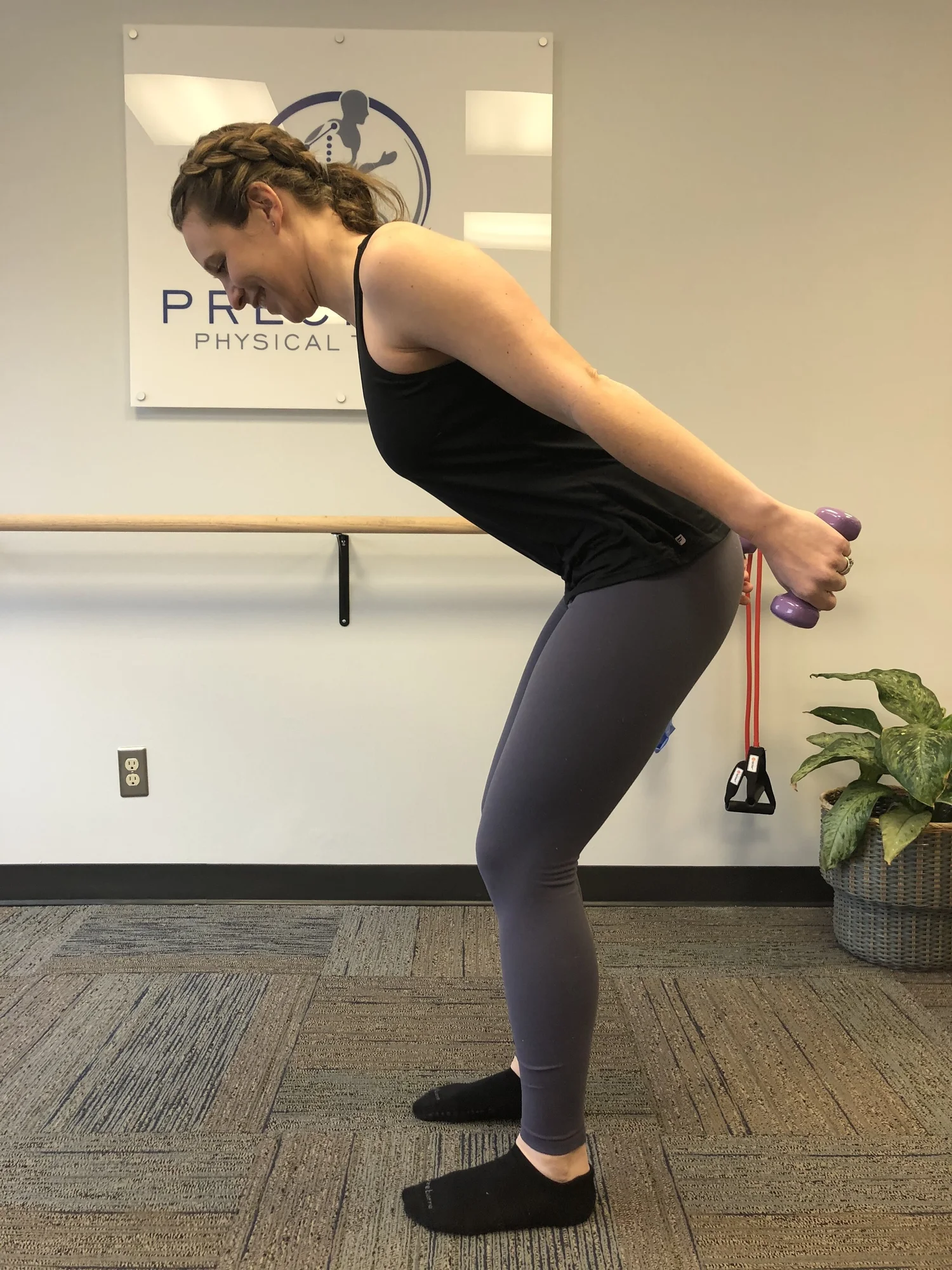 Pure Barre: Control your hip hinge with your gluteals. — Precision ...