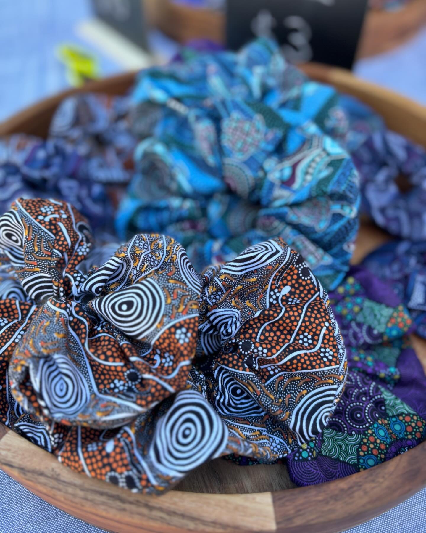 Opulent colours of opal in the Blak markets stallholders products