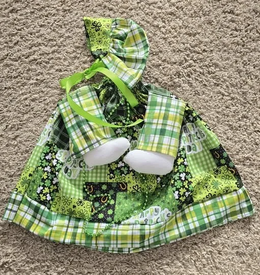 St. Patrick's patchwork with bonnet.jpg