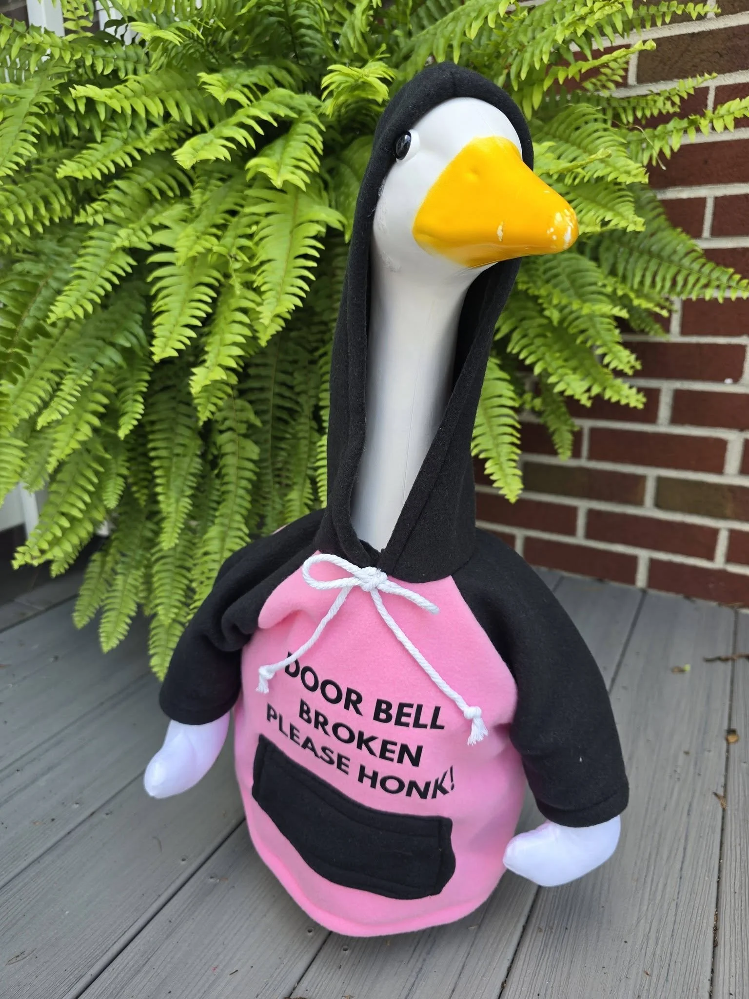 Hoodie - Door Bell Broke Please Honk Design