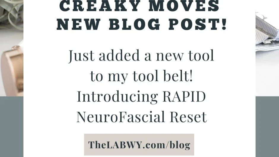 My toolbox just got an upgrade! 🛠️ 

I'm thrilled to announce I'm now offering Rapid NeuroFascial Reset (RAPID NFR) sessions.

What is it? Think of it as hitting the reset button on your body's pain signals. It's a game-changer for chronic aches lik