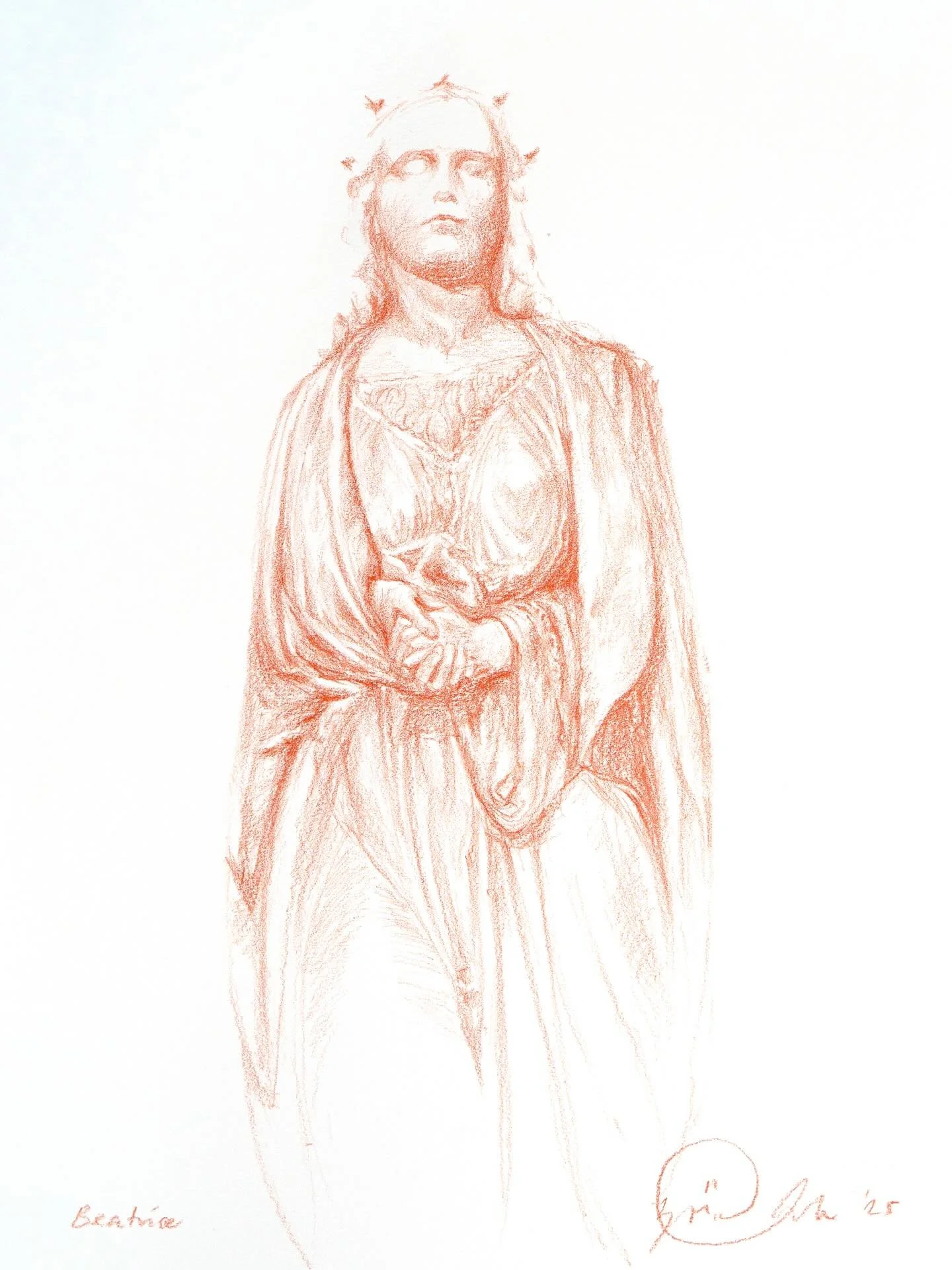 💥New Series - &lsquo;Stone Ghosts&rsquo;💥&rsquo;Beatrice&rsquo; - pencil on paper - 21 x 30cm (A4) / 12&rdquo; x 8&rdquo; - DM for price

Another drawing from the V&amp;A collection, of a beautiful sculpture of Dante&rsquo;s Beatrice by the Pre-Rap