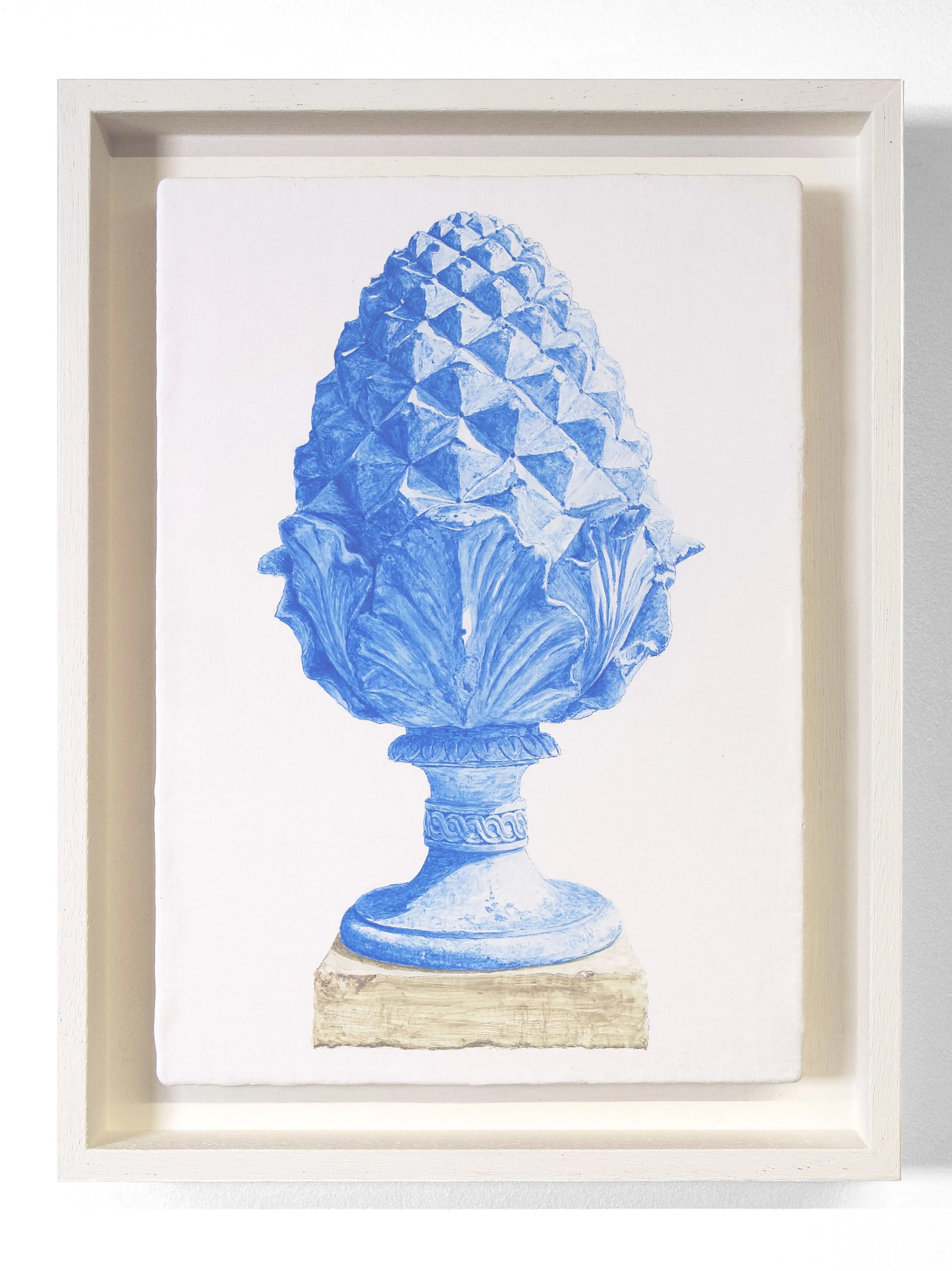 Cyan Pinapple Framed.jpg
