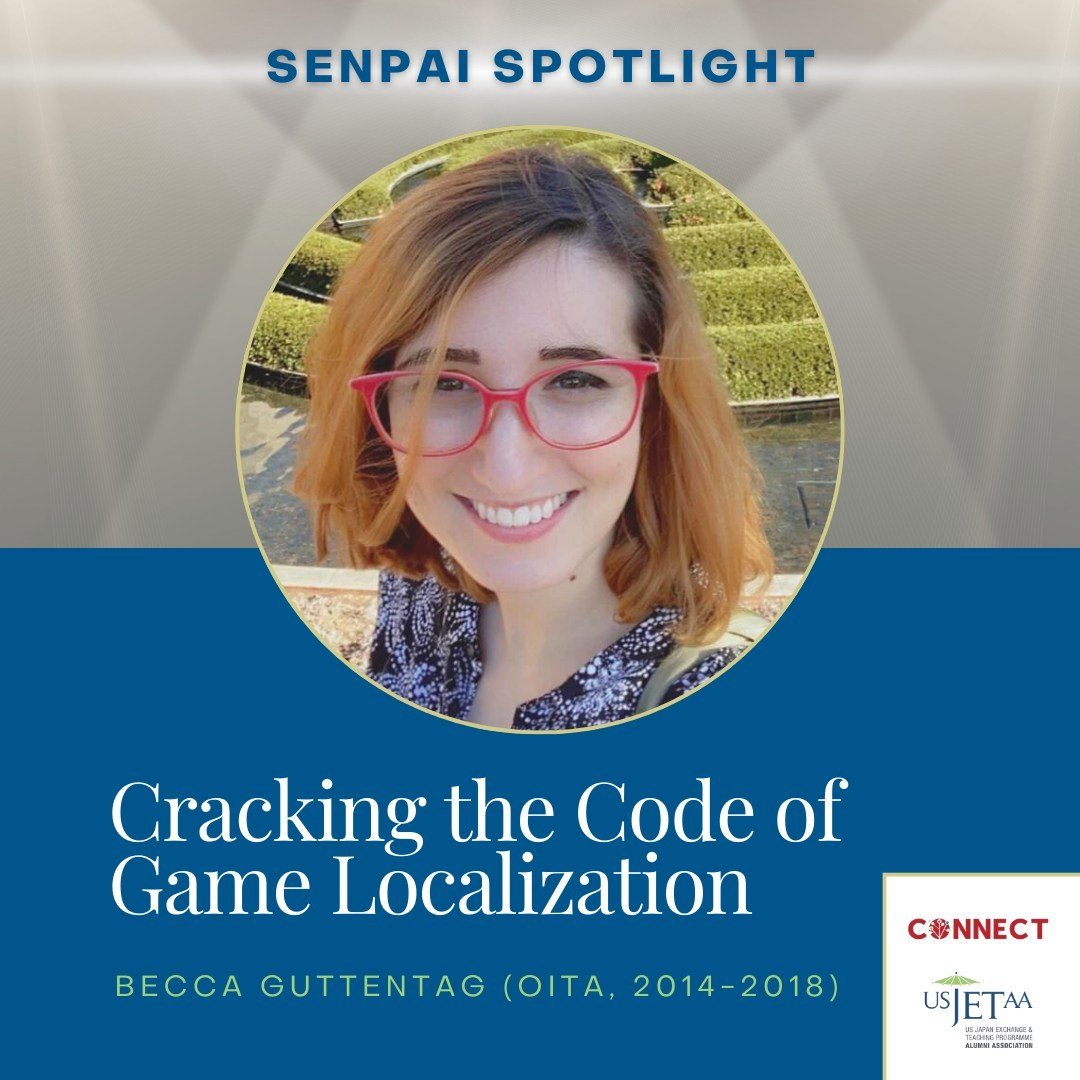 🎮 Interested in a career in gaming? 🎮⁠
⁠
In this Senpai Spotlight, Becca Guttentag (Oita, 2014-2018), Localization Producer at Riot Games, explains what it takes to get started the in game localization industry.⁠
⁠
Read the Interview: Link in Bio⁠
