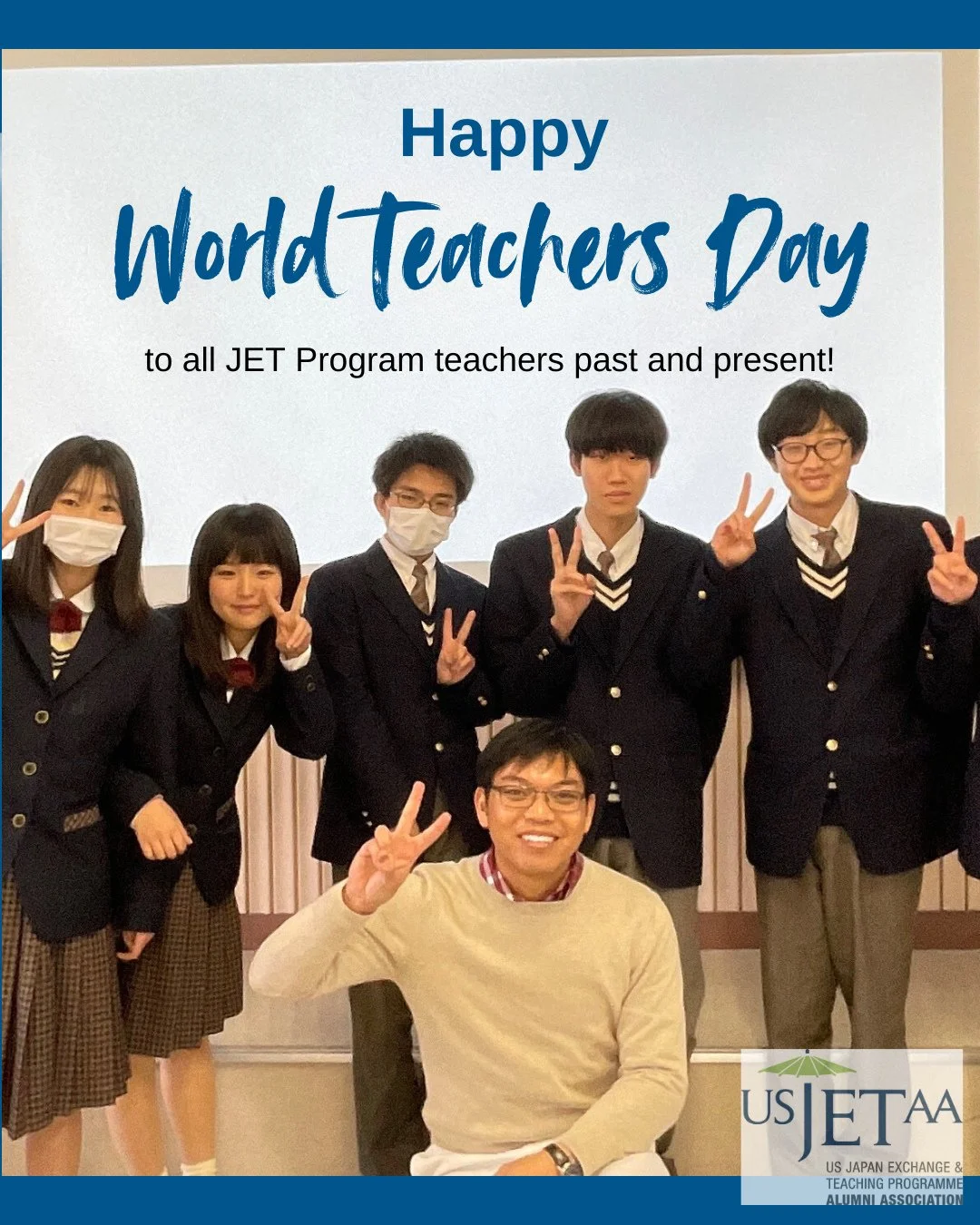 Happy World Teachers&rsquo; Day! ✨🌏⁠
⁠
To all current and former JETs, thank you for the countless hours you&rsquo;ve spent inspiring students, bridging cultures, and sharing your knowledge. Whether in Japan or beyond, the impact of your teaching co