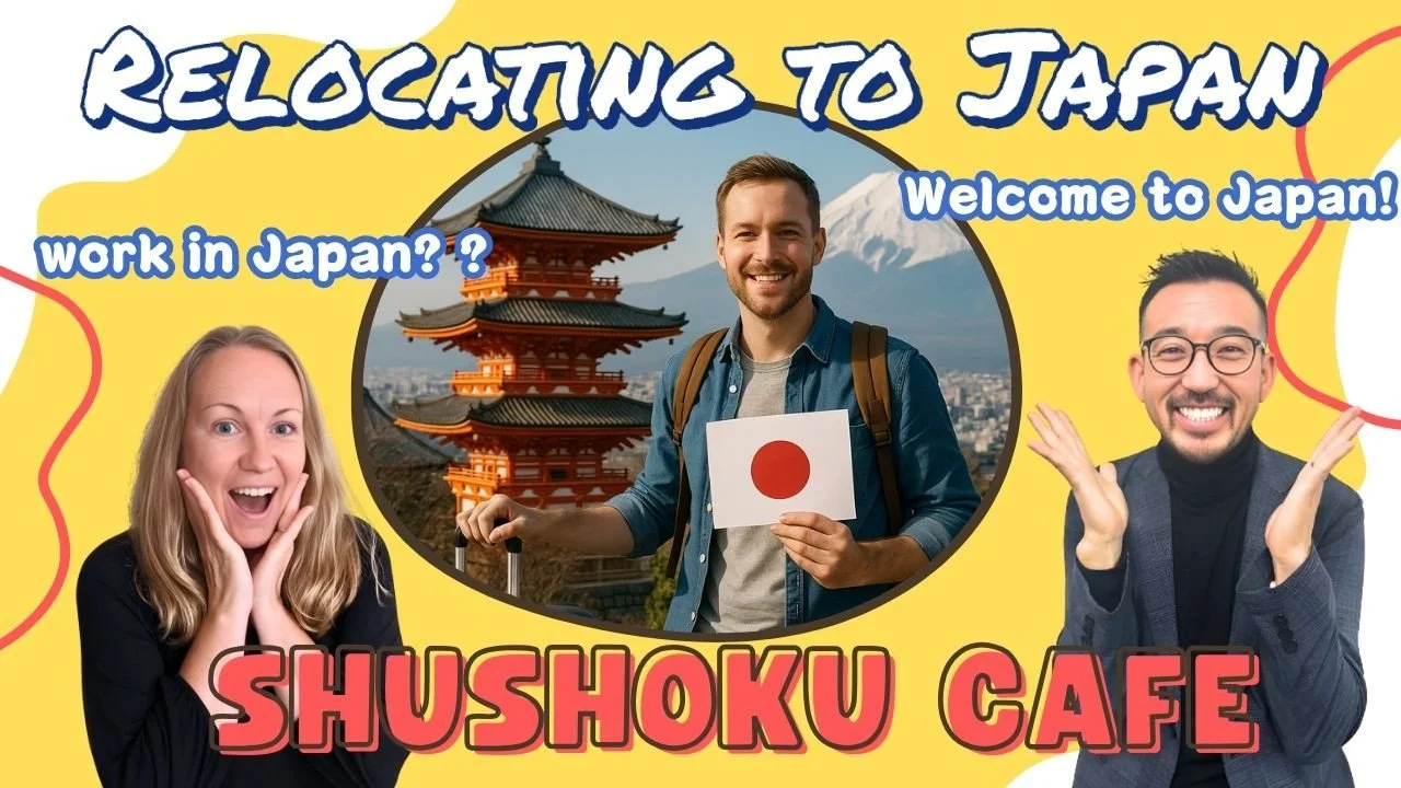 Kasia (Ikigai Connections) and Takeshi Yamagishi (QUICK USA) have a new episode of Shushoku Caf&eacute;, joined by Nick Woolsey (Japan relocation &amp; visa specialist) and Kory Kato Parobek (GLOBIS) to talk about Relocating to Japan! 🇯🇵✨⁠
⁠
From M