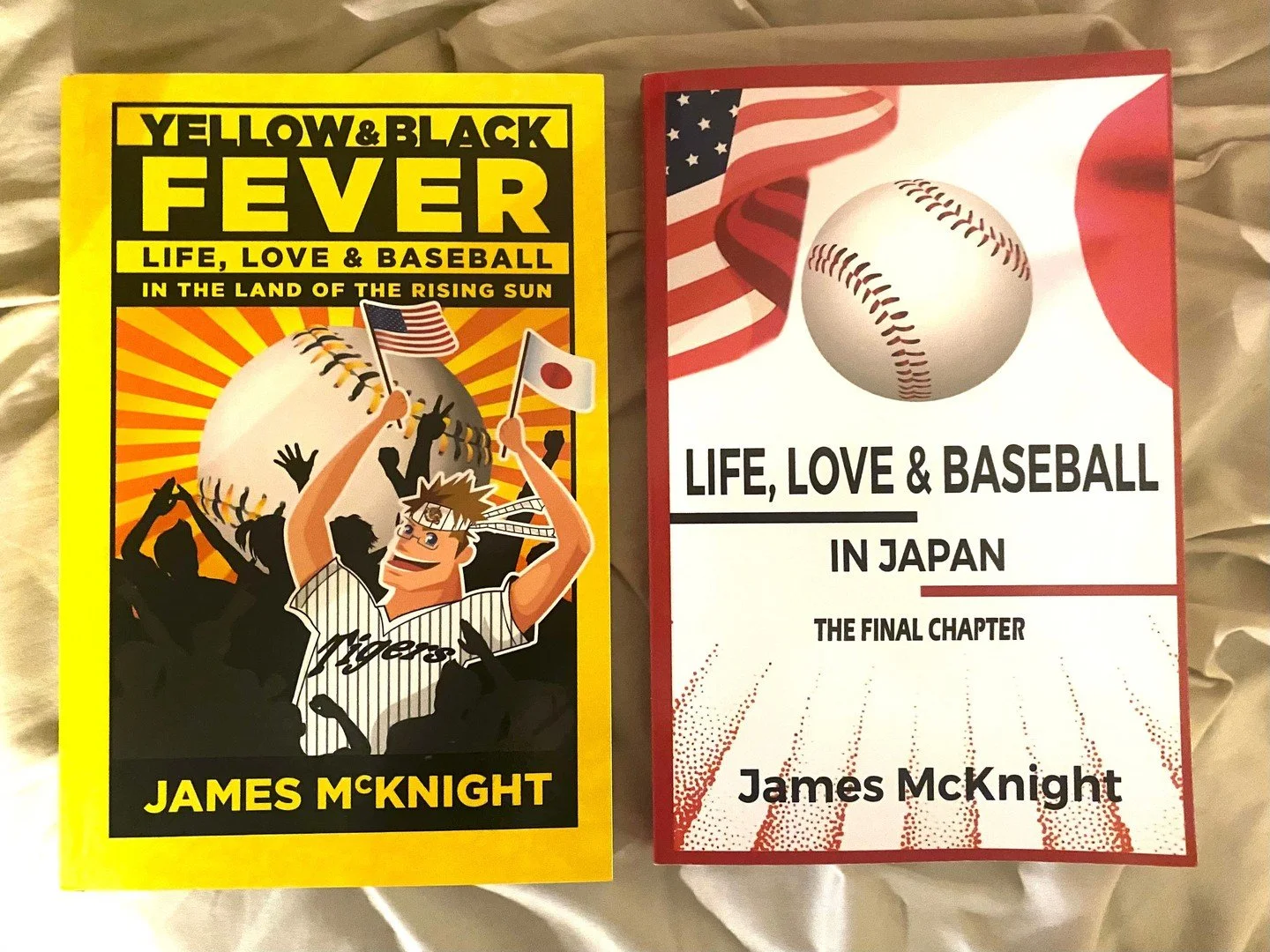 ⚾ JET Alum Book Spotlight! 📚⁠
⁠
Congratulations to James McKnight (Gunma, 2001&ndash;03) on the release of Life, Love &amp; Baseball in Japan, the third and final book in his series chronicling his adventures as a JET and passionate Hanshin Tigers f