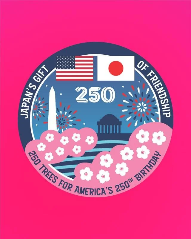 Did you hear? ⁠
🌸 In celebration of the United States&rsquo; 250th birthday, Japan has gifted 250 cherry blossom trees. ⁠
⁠
This commemoration is a living symbol of the enduring friendship and cultural ties between our two nations. From roots in dip