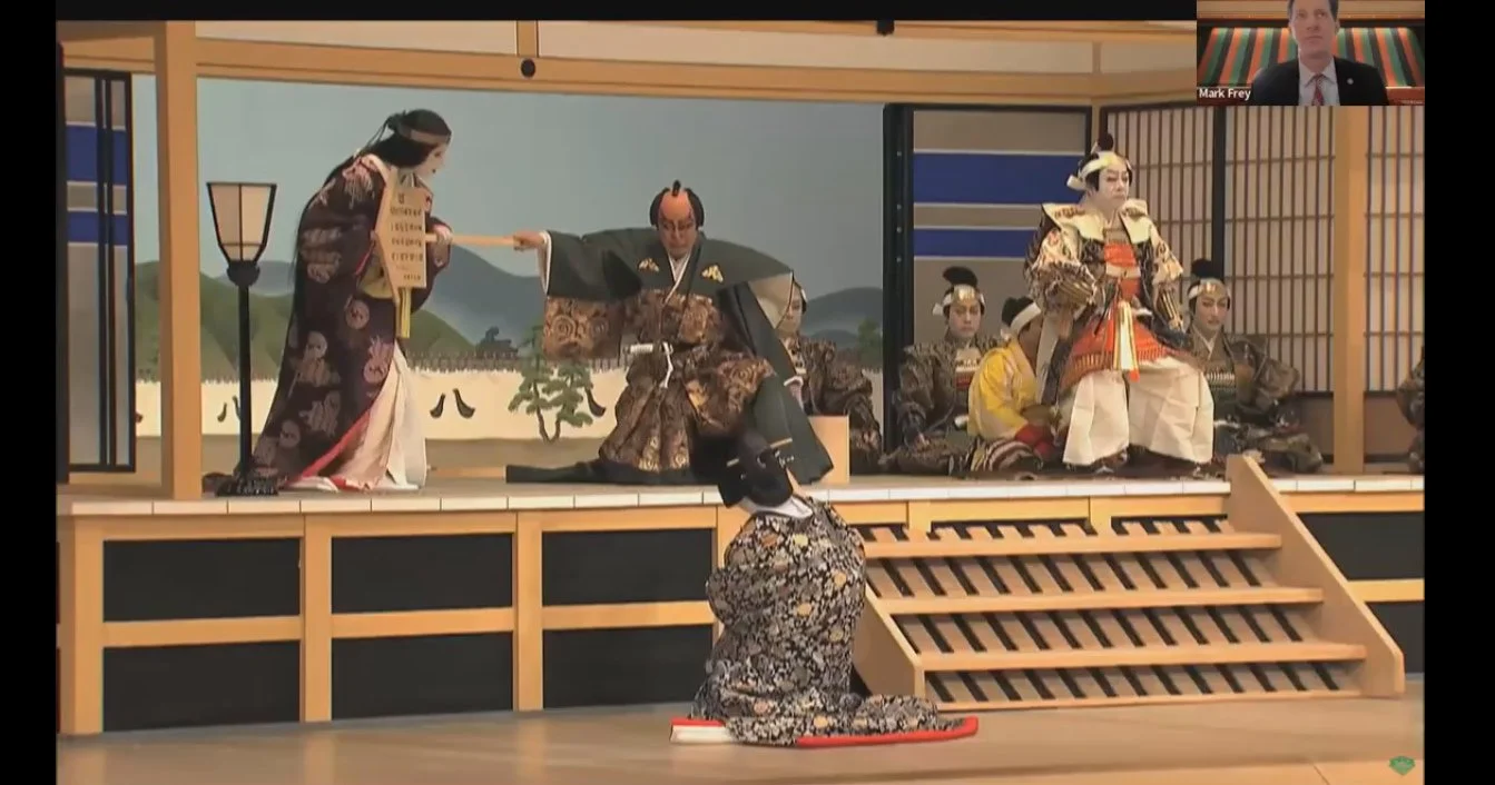 Have any of you seen #Kokuho in the theaters yet?? This film made us think back to our incredible opportunity to dive into the world of Kabuki last year, thanks to our awesome JET network connections (looking at YOU, @Mark Frey). ⁠
⁠
USJETAA members 