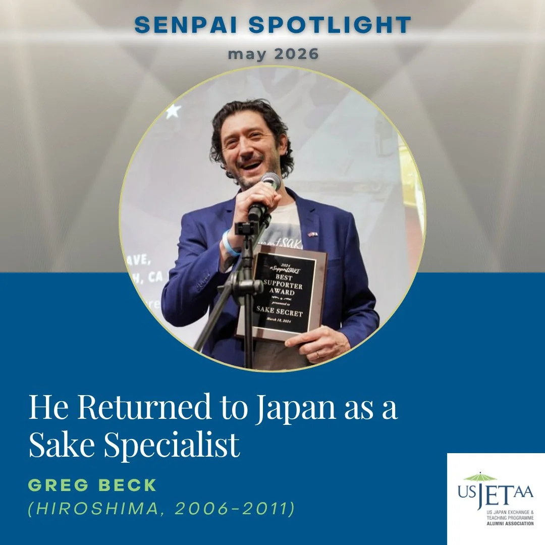 💬 &ldquo;The JET Program&hellip;completely changed the trajectory of my life.&rdquo;⁠
⁠
🍶 What started as a single experience at the Saijō Sake Festival in Hiroshima turned into a life-changing passion for JET alum Greg Beck. After realizing that n