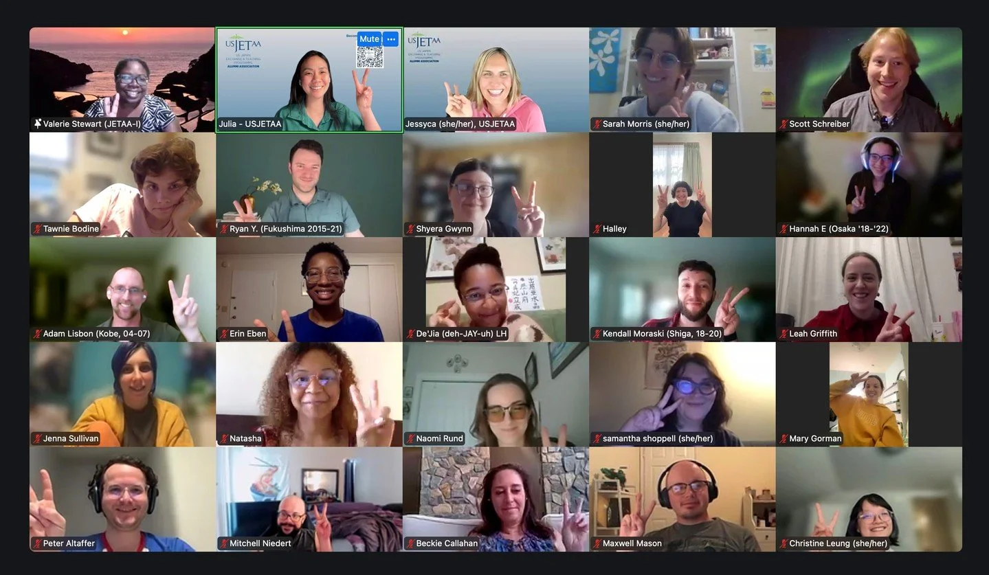 💬We had an amazing first Hanashi-kai session for our NEXT JET program last week!⁠
⁠
Our JET alum senpai shared thoughtful advice and real-life insights, while our 2026 NEXT JET cohort brought fantastic questions and enthusiasm to the conversation. I
