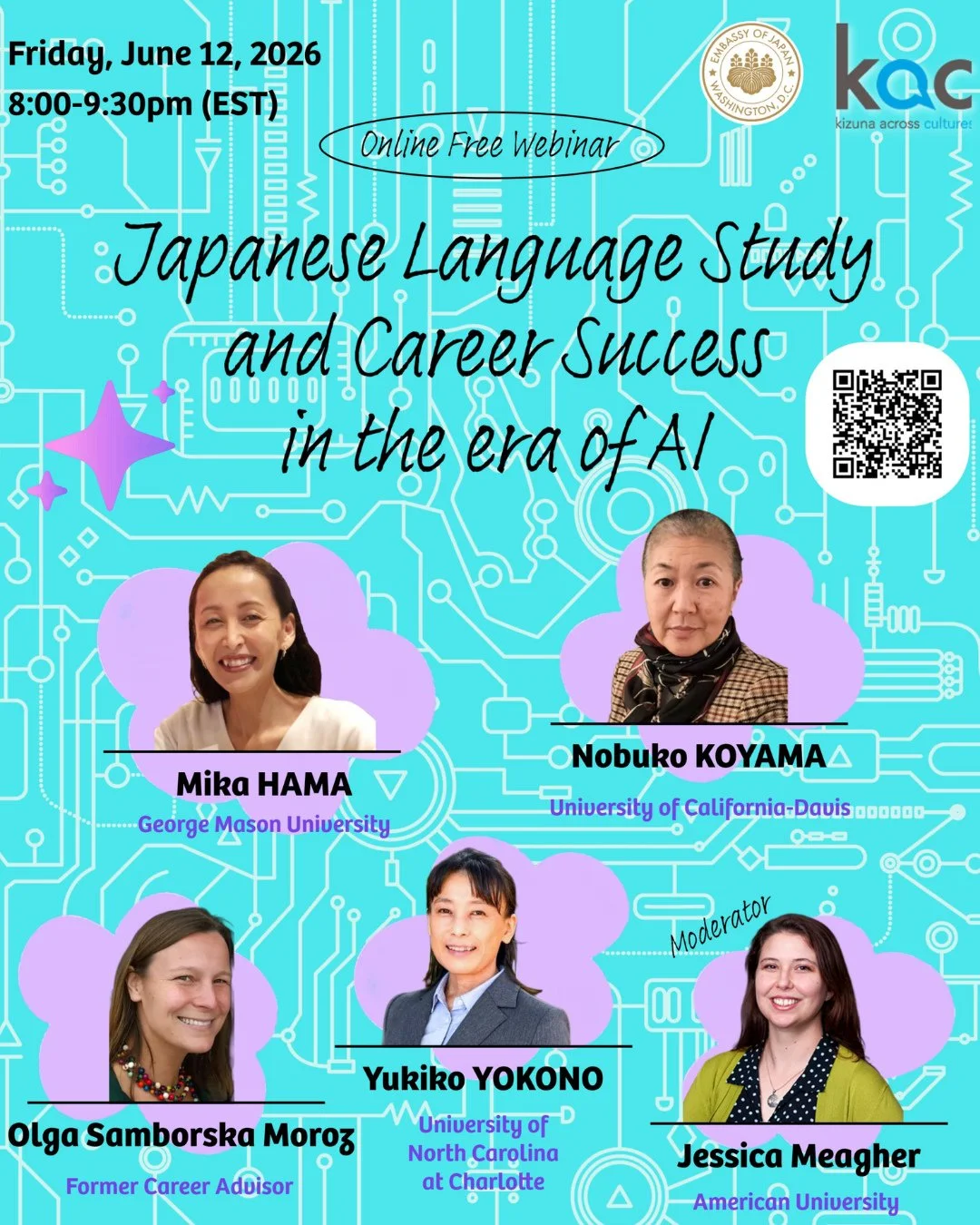 🌏 Wondering where Japanese language study can take you?⁠
⁠
Join a FREE webinar hosted by the @japanembassydc and @kacultures to hear from educators and professionals about real career opportunities, the value of Japanese in today&rsquo;s job market,