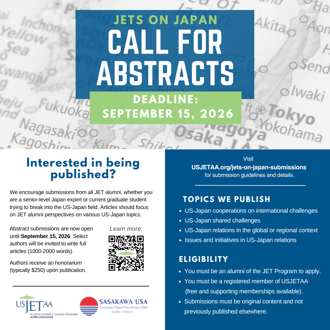 Call for Writers: JETs on Japan Fall Abstract Submissions