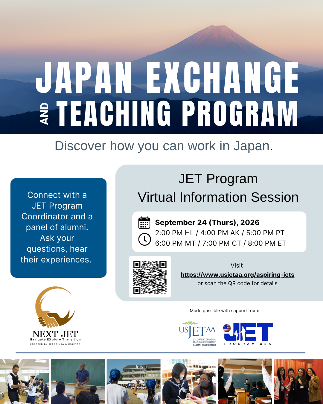 JET Info Session: Sept. 24, 2026