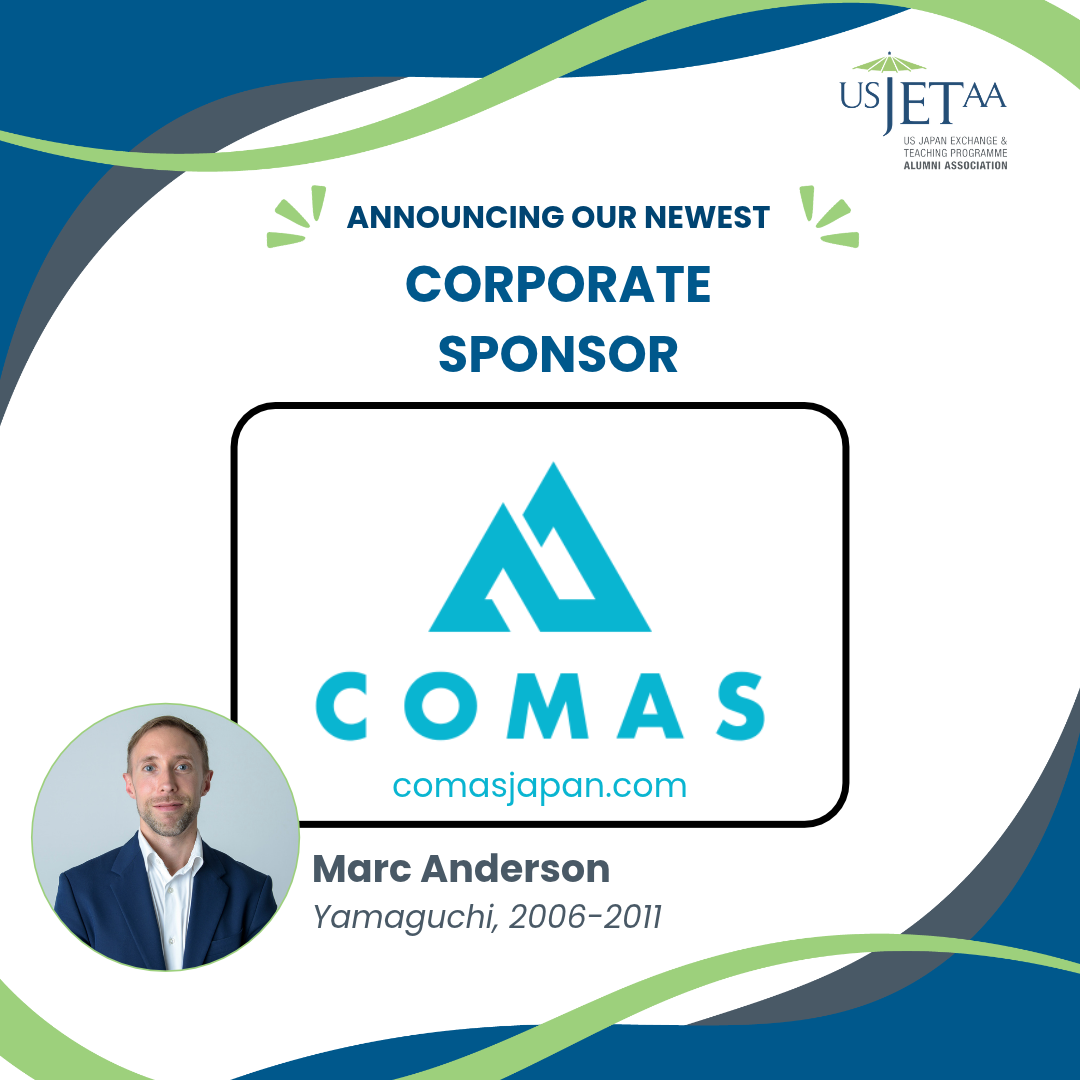 USJETAA Welcomes JET Alum-Owned Business Corporate Sponsor: COMAS