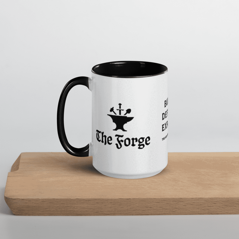 The Forge - Black Accent Coffee Mug
