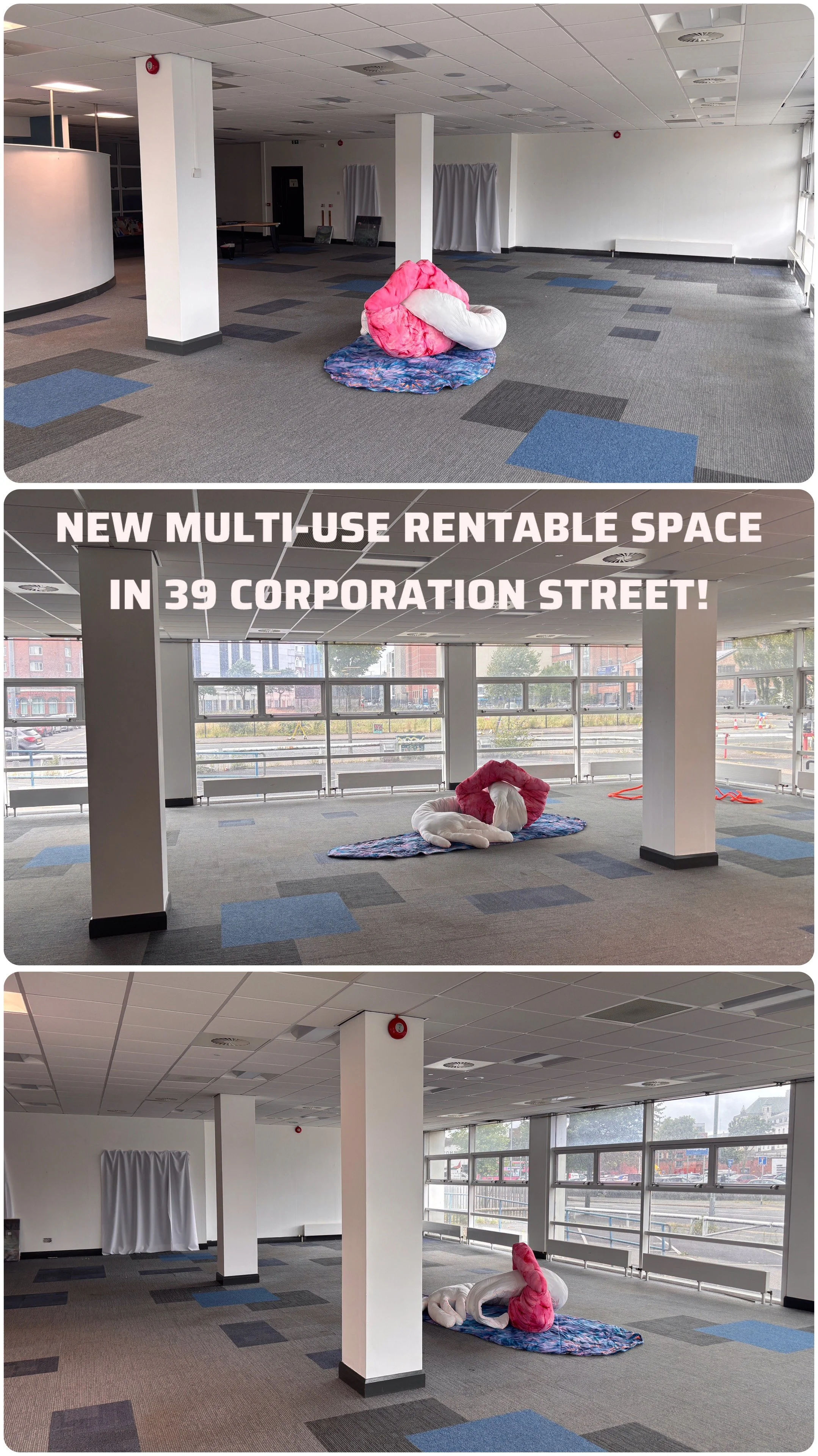 New Multi-use Rentable City-Centre Space Now Available!