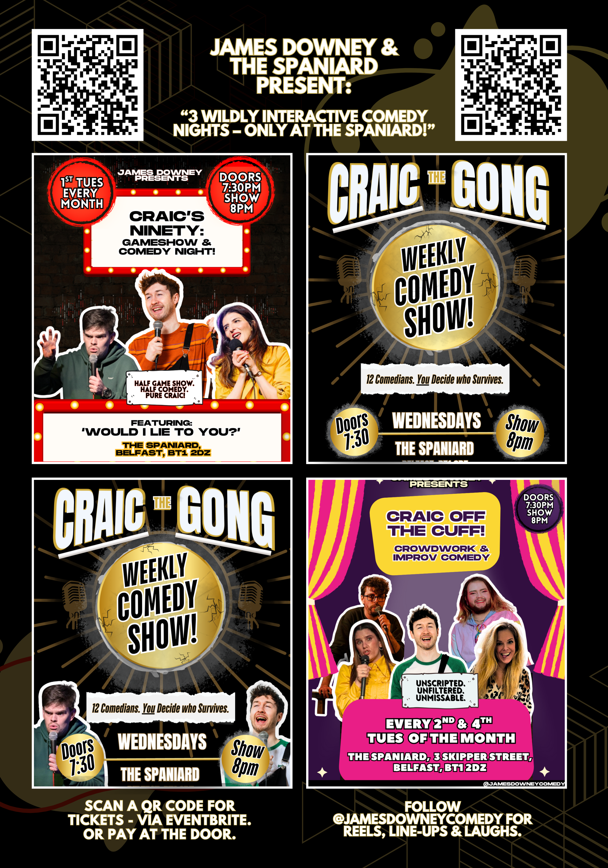 New Comedy & Improv at The Spaniard