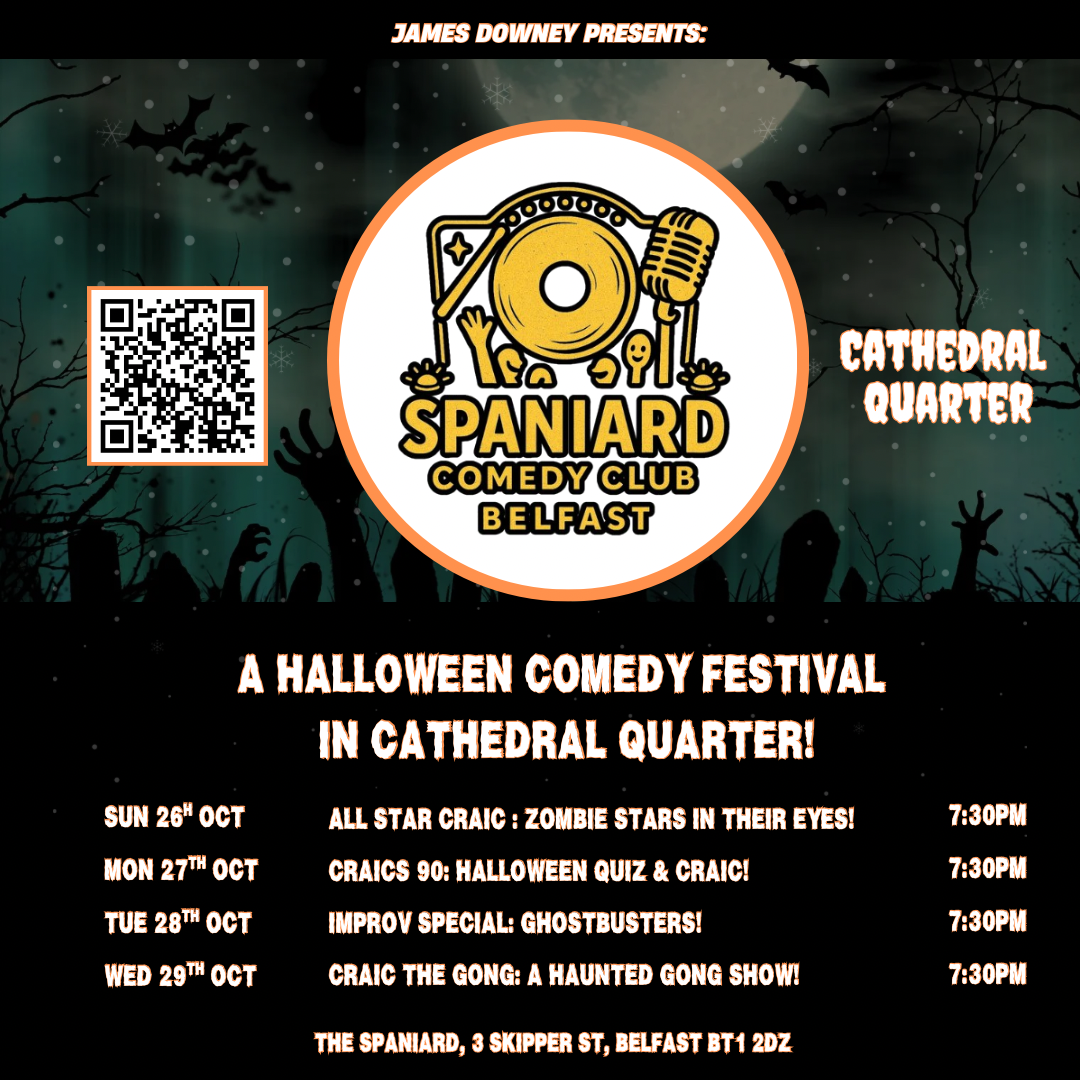 Halloween Comedy Festival in The Cathedral Quarter